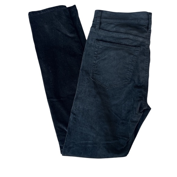 Loft Velvet Pants 5 Pocket Style in Black Size 26 EUC - Picture 2 of 7